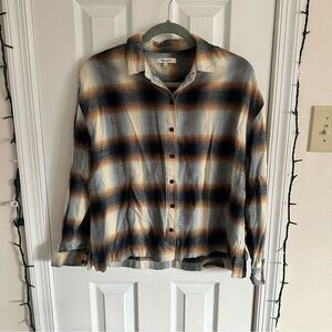 Madewell Flannel Westlake Shirt Allen Plaid Women’s Size Small